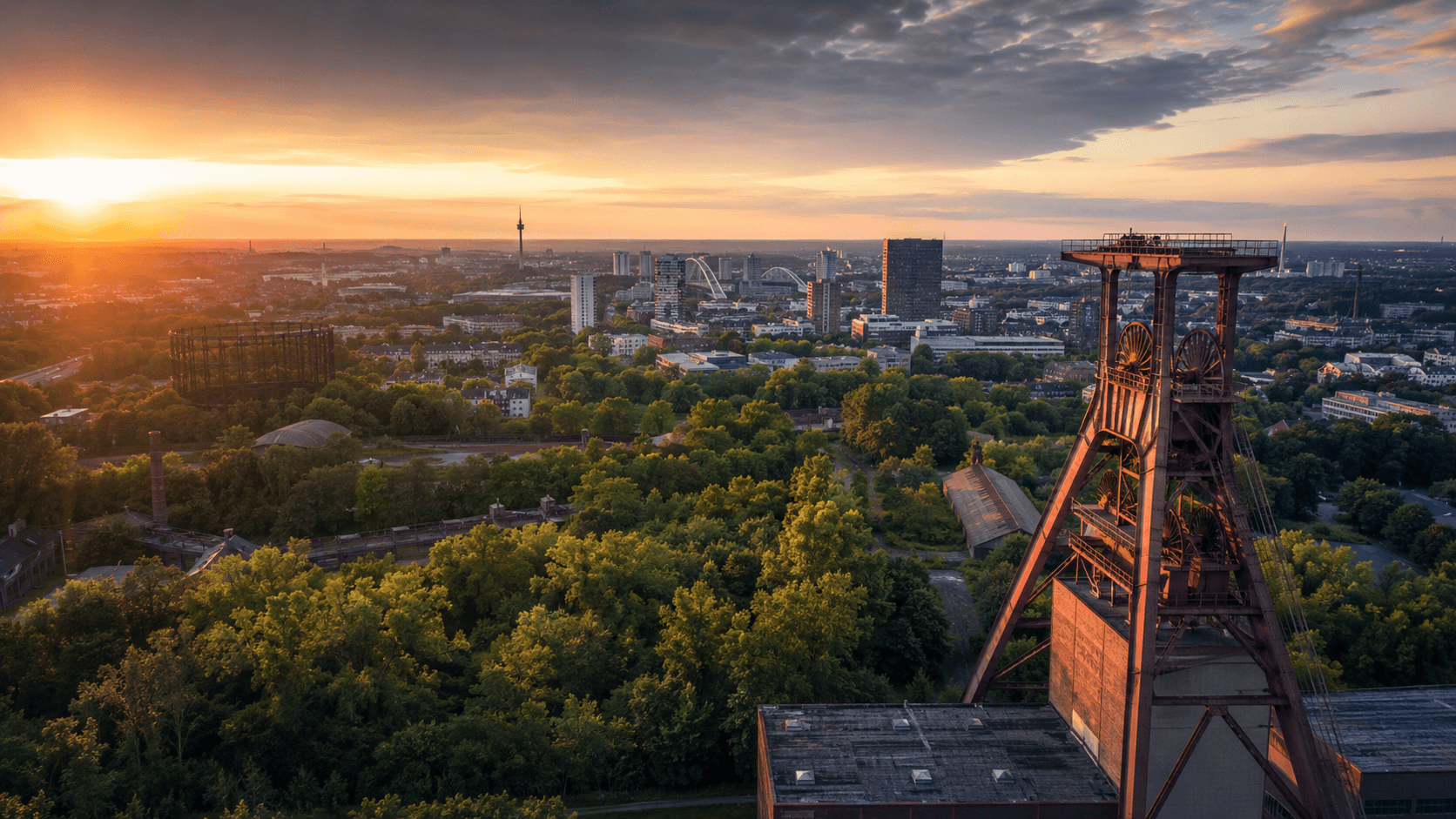 Industrie- und Gewerbeumfeld im Raum Dortmund