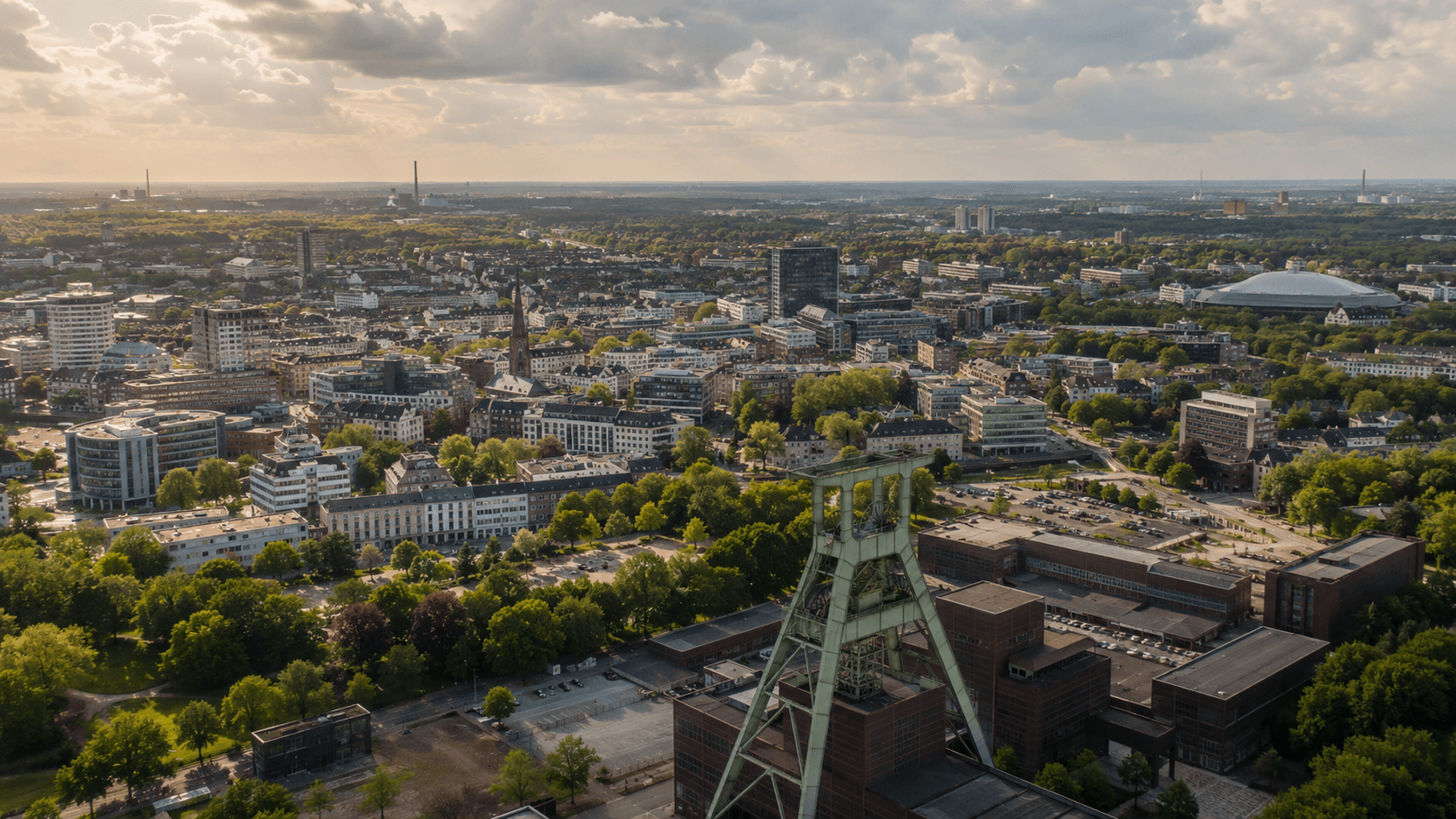 Industrieumfeld im Ruhrgebiet